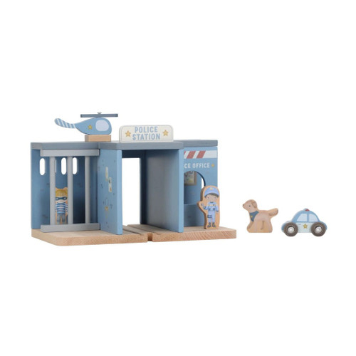 Little Dutch FSC Wooden Police Station Railway Extension +3 Years LD2539