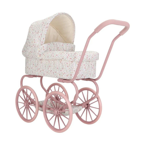 Little Dutch Dolls Pram with Carrycot Soft Flowers +3 Years LD4586
