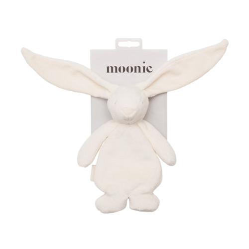 Moonie Sensory Bunny Soft Toy Cream +0M