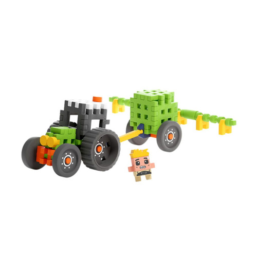 Marioinex Mini Waffle Construction Set 50 Pieces Tractor +6 Years 907498