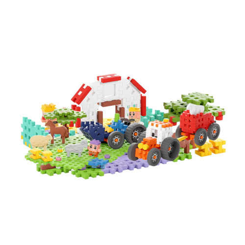 Marioinex Jogo de Construção 100 Peças Mini Waffle Trator +6 Anos 907535