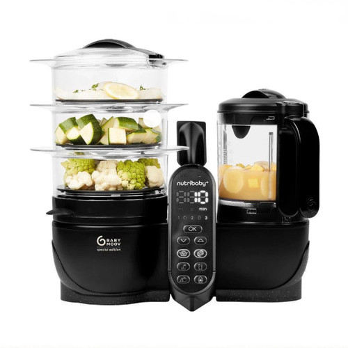 Babymoov Nutribaby+ XL Mineral Black Baby Food Processor A001140