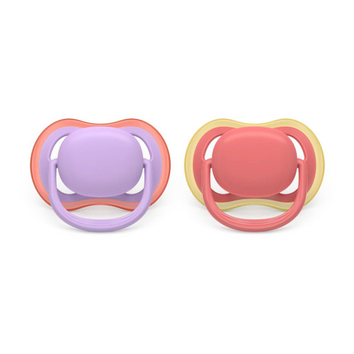 Philips AVENT Ultra Air 2 Soothers Pink/Red +18M 177SCF349/46