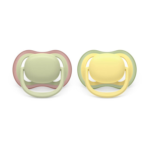 Philips AVENT Ultra Air 2 Soothers Green/Yellow +18M 177SCF349/50