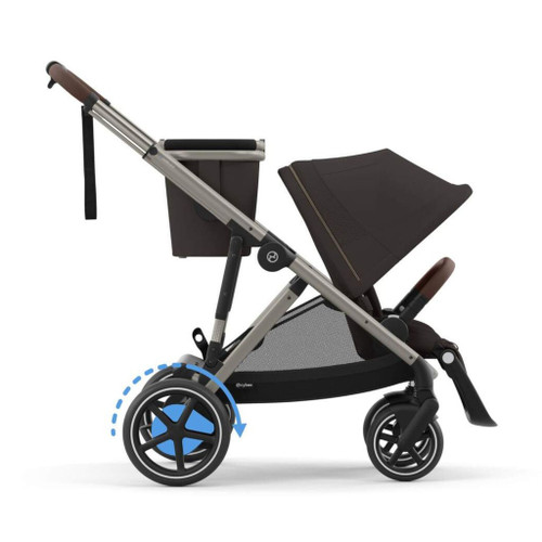 Cybex Carrinho eGAZELLE S TPE Chocolate Brown