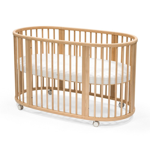 Stokke Cot Bundle Sleepi V3 Natural with Mattress and Fitted Sheet