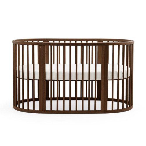 Stokke Pack Berço Sleepi V3 Warm Brown + Colchão + Lençol Ajustável