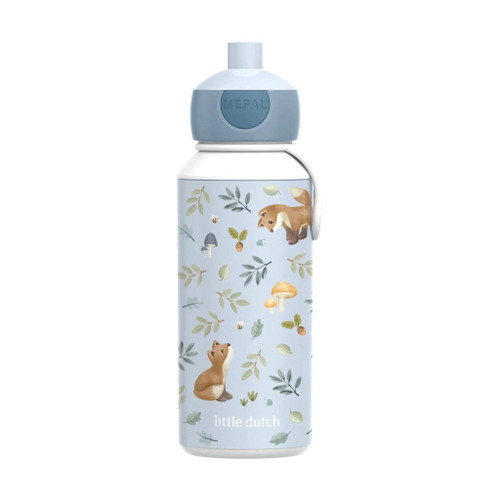 Little Dutch x Mepal Pop-Up Bottle 400ml Forest Friends 107410065408