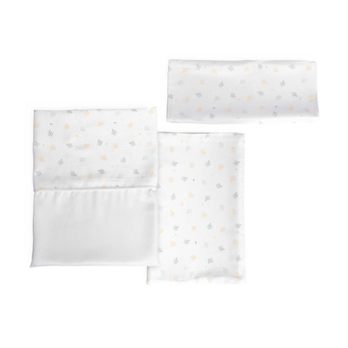 Chicco 2 Lençóis + Fronha para Next2Me Forever Bambu Foliage 09101123350990