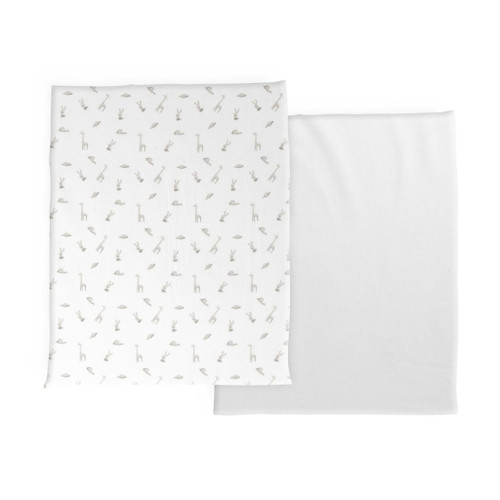 Chicco 2 Fitted Sheets for Next2Me Crib Cotton Cloud 09101127910990