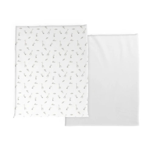Chicco 2 Fitted Sheets for Next2Me Crib Cotton Cloud 09101127910990