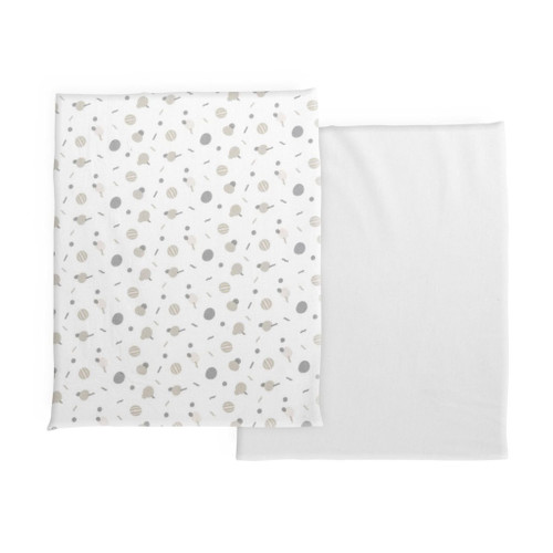 Chicco 2 Lençóis Ajustáveis para Berço Next2Me Algodão Confetti 09101127210990