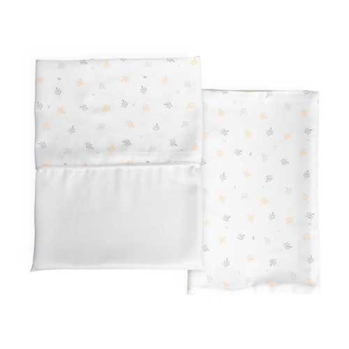 Chicco 2 Sheets for Baby Hug Mini Cot Grey Foliage 09101125350990