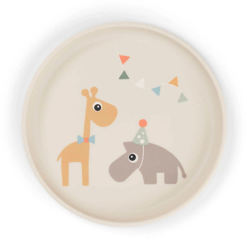 Done by Deer Foodie Plate Celebration Sand 1756859