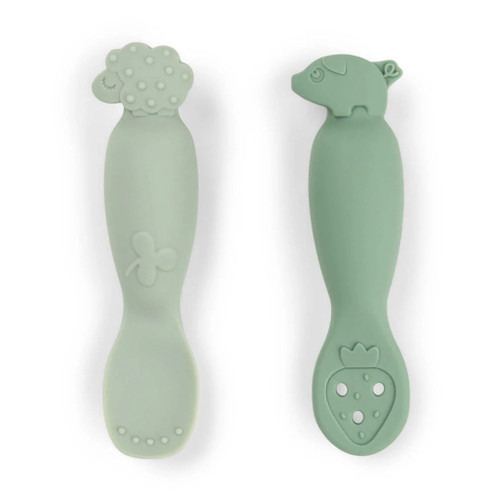 Done by Deer 2 Pré-Colheres Tiny Farm Green 1159043