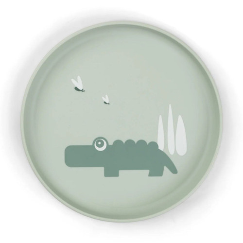 Done by Deer Foodie Plate Croco Green 1736243
