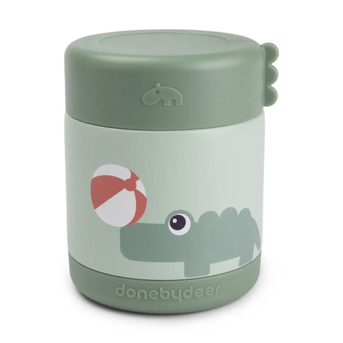 Done by Deer Food Flask 300 ml Playground Green 1251733