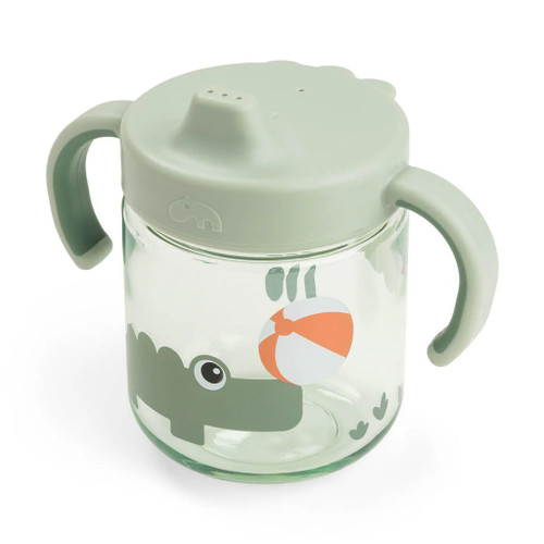 Done by Deer Learning Cup with Handles 260 ml Playground Green 1466623