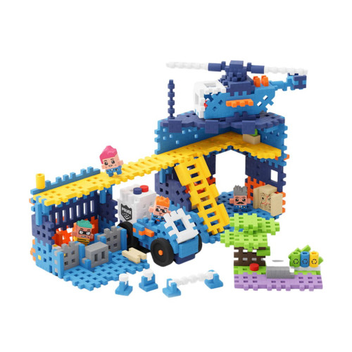 Marioinex 280 Piece Mini Waffle Construction Set Police 6+ Years 905852