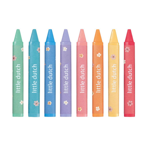 Little Dutch 8 Lápis de Cera Rosa +2 Anos 126701