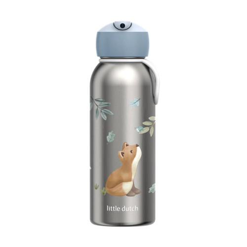 Little Dutch x Mepal 350ml Stainless Steel Water Bottle Forest Friends
