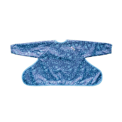 Tidy Tot Cover & Catch Bib Kit Fleurs du Jardin Blue CCFB
