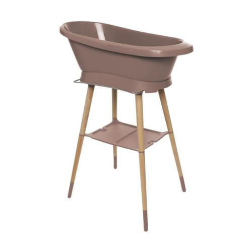 bébé-jou Banheira Sense LED + Suporte + Espreguiçadeira Mocha Mousse BSE1031901