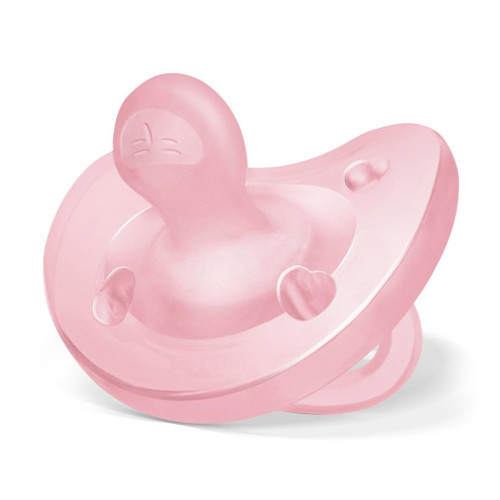 Chicco 2 PhysioForma Soft Soothers Pink 6-16M