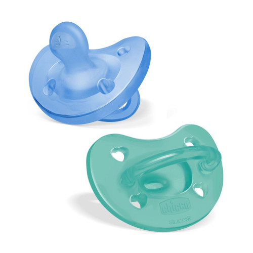 Chicco 2 PhysioForma Soft Soothers Blue 6-16M