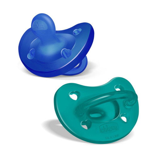 Chicco 2 PhysioForma Soft Soothers Blue 16-36M
