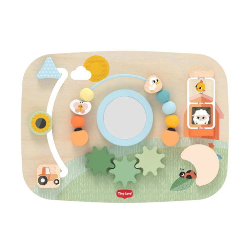 Tiny Love Tabuleiro de Atividades em Madeira Farmers Funday +9M