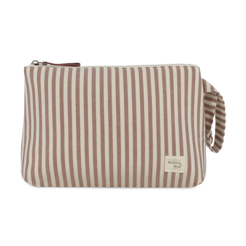 Walking Mum Toiletry Bag Praliné Stripes Moka 1120800686