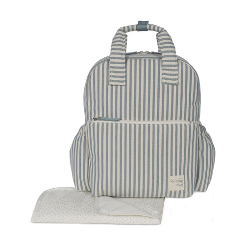Walking Mum Mummy Backpack Praliné Stripes Matcha 1120800671