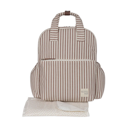 Walking Mum Mummy Backpack Praliné Stripes Moka 1120800670