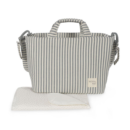 Walking Mum Nappy Changing Bag Praliné Stripes Matcha 1120800667
