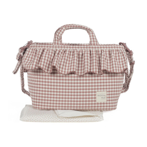 Walking Mum Nappy Changing Bag Praliné Vichy Moka 1120800664