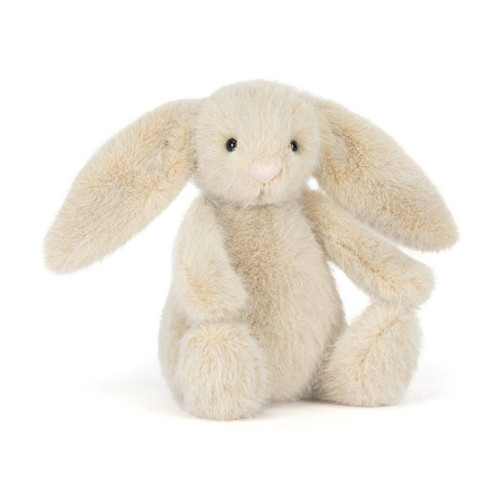 Jellycat Flufflet Bunny Soft Toy Wheat 18cm 12M+ BASS6TLB