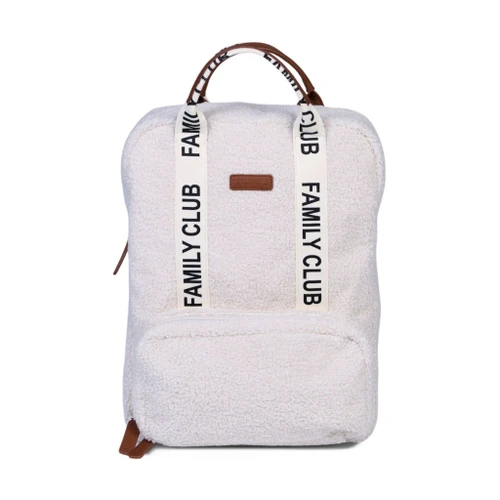 Childhome Changing Backpack Family Club Signature Teddy Offwhite CWBPSTW