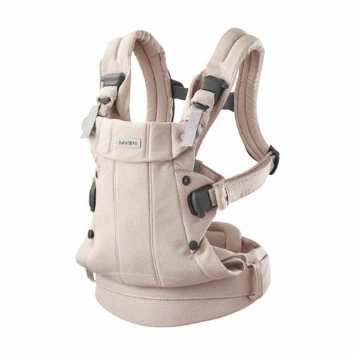 BabyBjörn Baby Carrier Harmony Woven Mélange Light Pink 088028