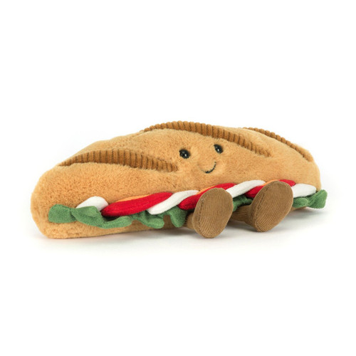 Jellycat Caprese Baguette Soft Toy 10cm 0M+ A2TMB