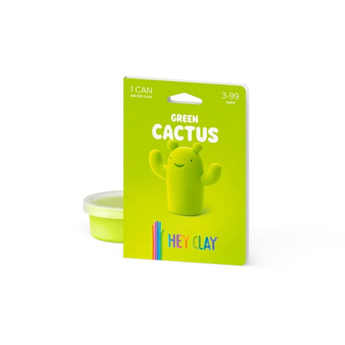Hey Clay Kit de Argila de Secagem ao Ar Cacto Verde +3 Anos