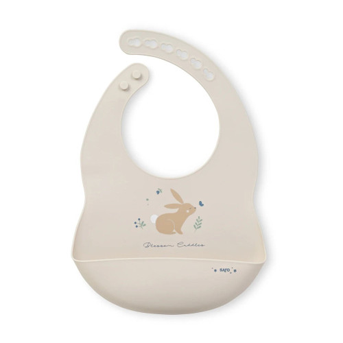 Saro Babete com Bolso em Silicone Cotton Bunny 16642