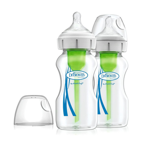 Dr. Brown's Options+ Wide Neck 270ml Baby Bottles 2-Pack WB92740INTL