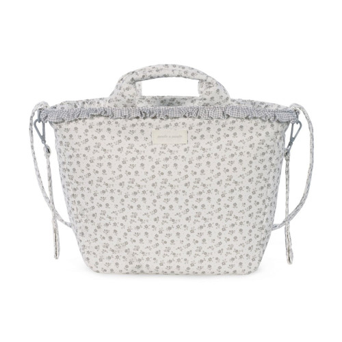 Pasito a Pasito Changing Bag Little Bloom Flower Grey 1120900598