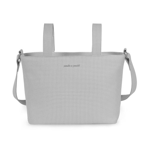 Pasito a Pasito Pushchair Bag Little Bloom Vichy Grey 1120900601