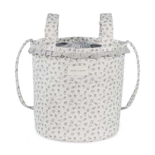 Pasito a Pasito Pushchair Organiser Little Bloom Flower Grey 1120900604
