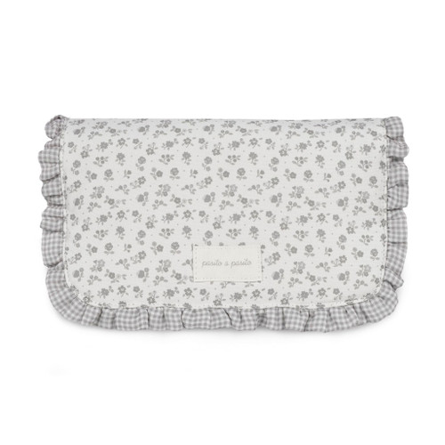 Pasito a Pasito Muda-Fraldas Little Bloom Flower Grey 1120900608