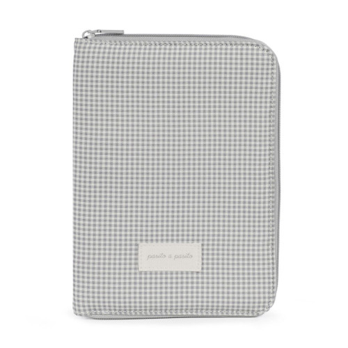 Pasito a Pasito Porta-Documentos Little Bloom Vichy Grey 1120900613