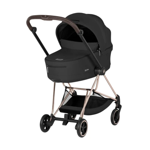 Cybex Comfort MIOS 2026 Rosegold Pushchair + Lux Carrycot Sepia Black