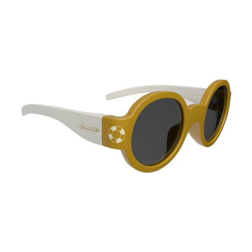Chicco Round Sunglasses with Smoke Lenses Beige +0M
